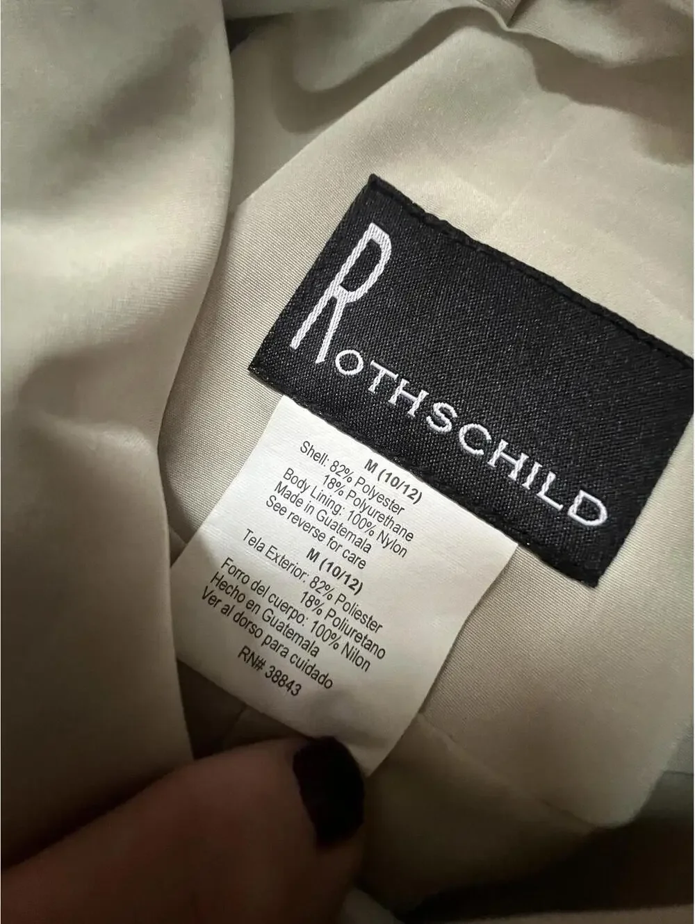 Rothschild‎ Child’s Trench Style Coat -  M (10/12)